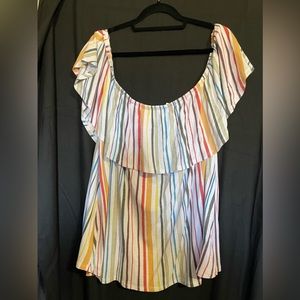Plus size Pinstripe torrid blouse